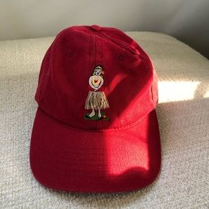 Red Maui Jim Hula Girl Hat